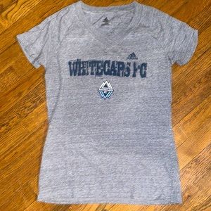 Women’s Vancouver Whitecaps V Neck T Shirt, Adidas, Size Large, Great Condition!